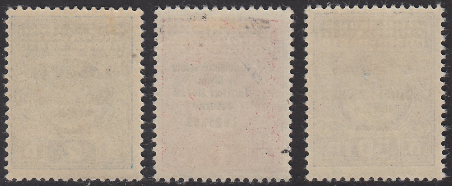 1941 - Italian occupation of Ljubljana, tax postage third series of 3 stamps complete with new original rubber (11/13)