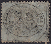 III issue c. 3 gray on glossy paper from a sheet of 64 copies, used with circular cancellation (24)