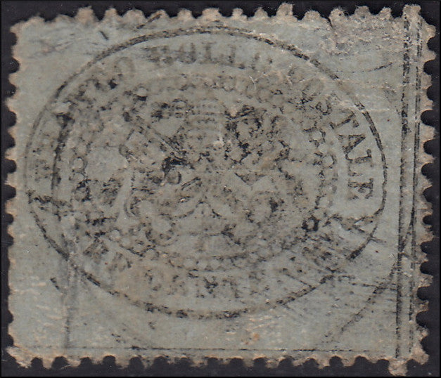 III issue c. 3 gray on glossy paper from a sheet of 64 copies, used with circular cancellation (24)