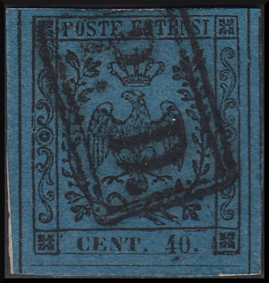 Issue with dot after the digit, c. 40 light blue used (10)
