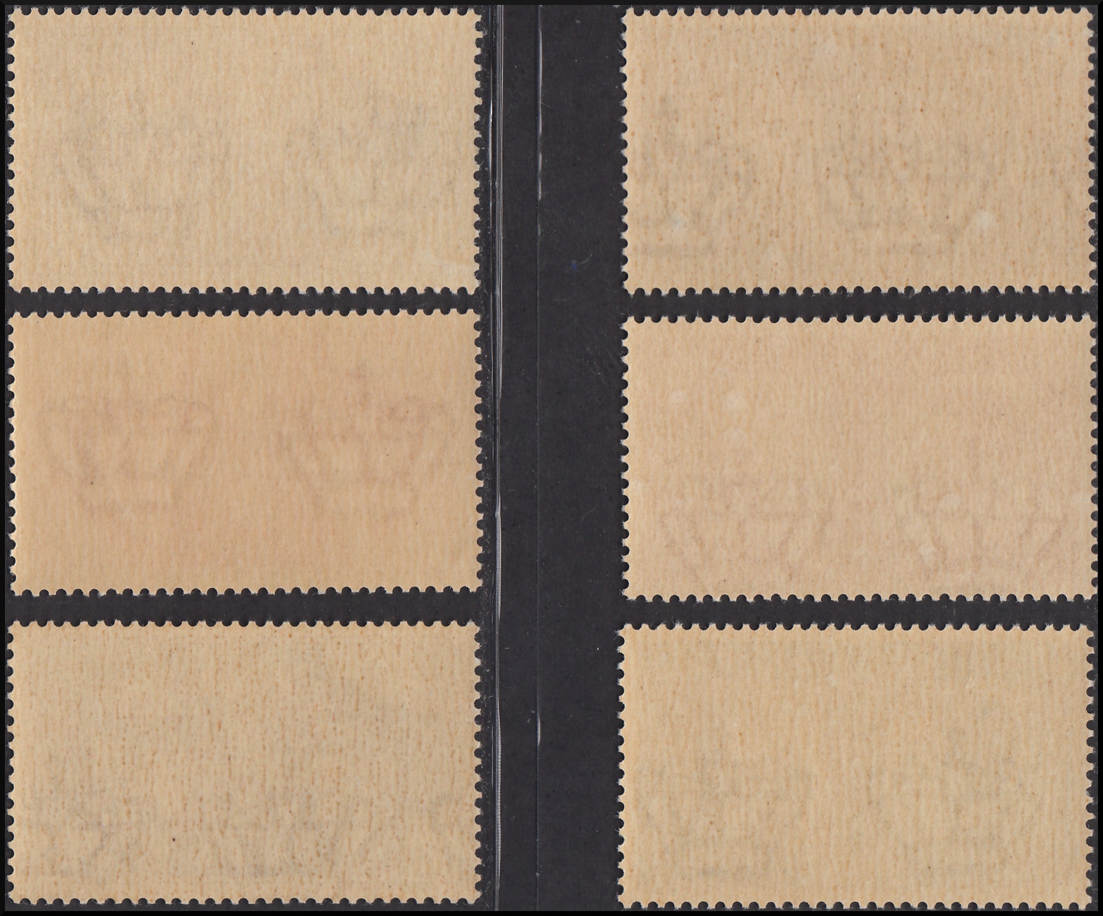 Vittorio Emanuele III 1941 Asse, complete set of six values ​​+ the three not issued new (452/457+457A,B,C)