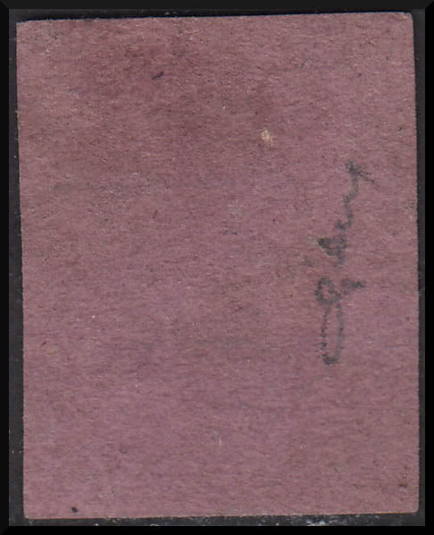 PPP986 - 1852 - Ducato di Parma c. 25 violetto usato con annullo originale (4) due greche larghe
