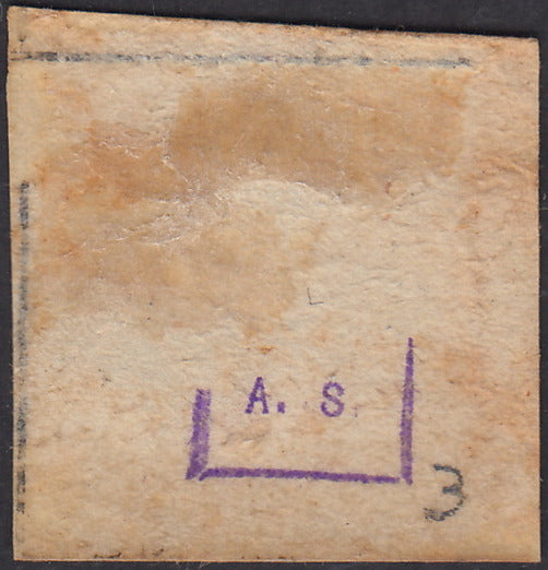 1851 - Lombardo Veneto, Mercurio azzurro del III tipo (c. 3) nuovo con gomma originale (3)