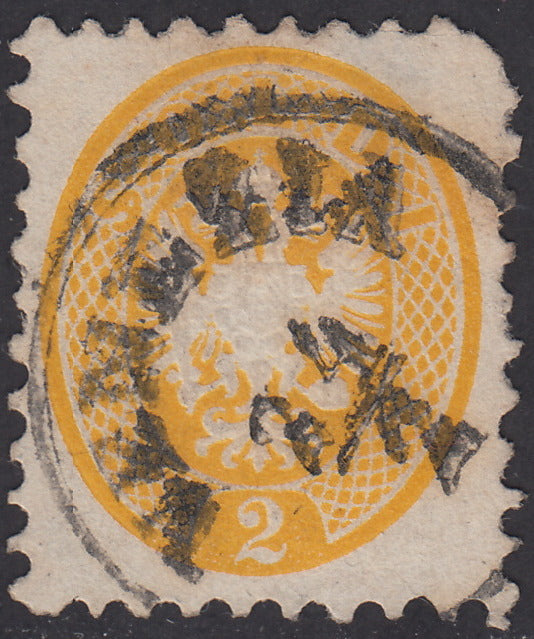 1864 - Lombardo Veneto, V emissione s.2 giallo, usato (41)