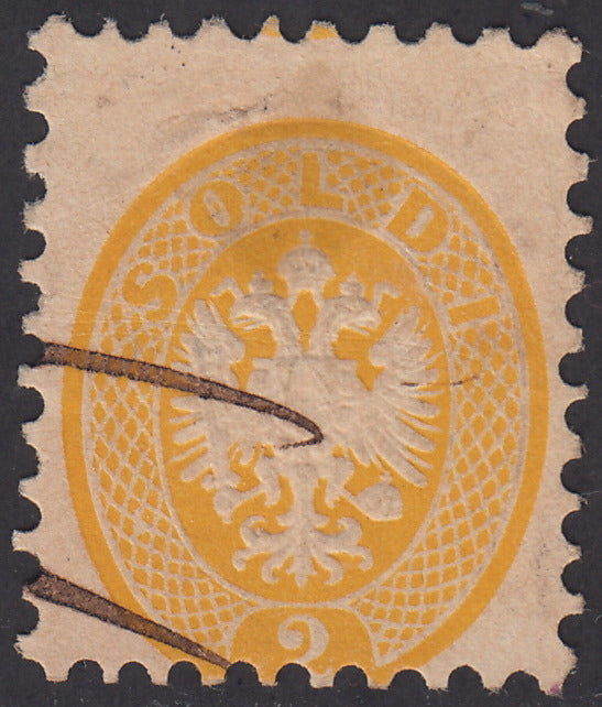 1864 - Lombardo Veneto, V issue s.2 yellow, used (41)