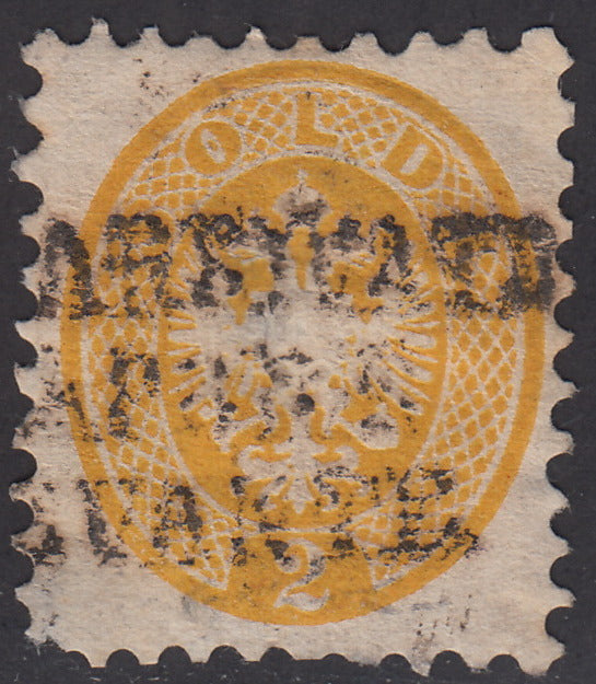 1864 - Lombardo Veneto, V emissione s.2 giallo, usato (41)