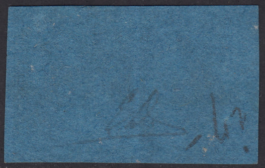 1852 - 1st issue c. 40 light blue horizontal pair used (5). 