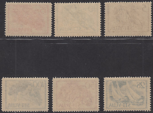 1952 - Series dedicated to Sport, six new values ​​with intact rubber (46/51)