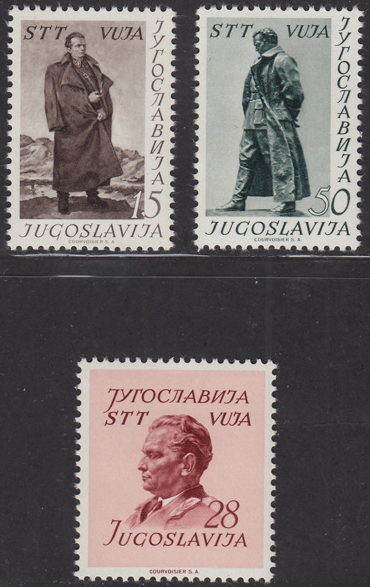 1952 - Tito's birthday, three new intact values ​​(52/54)