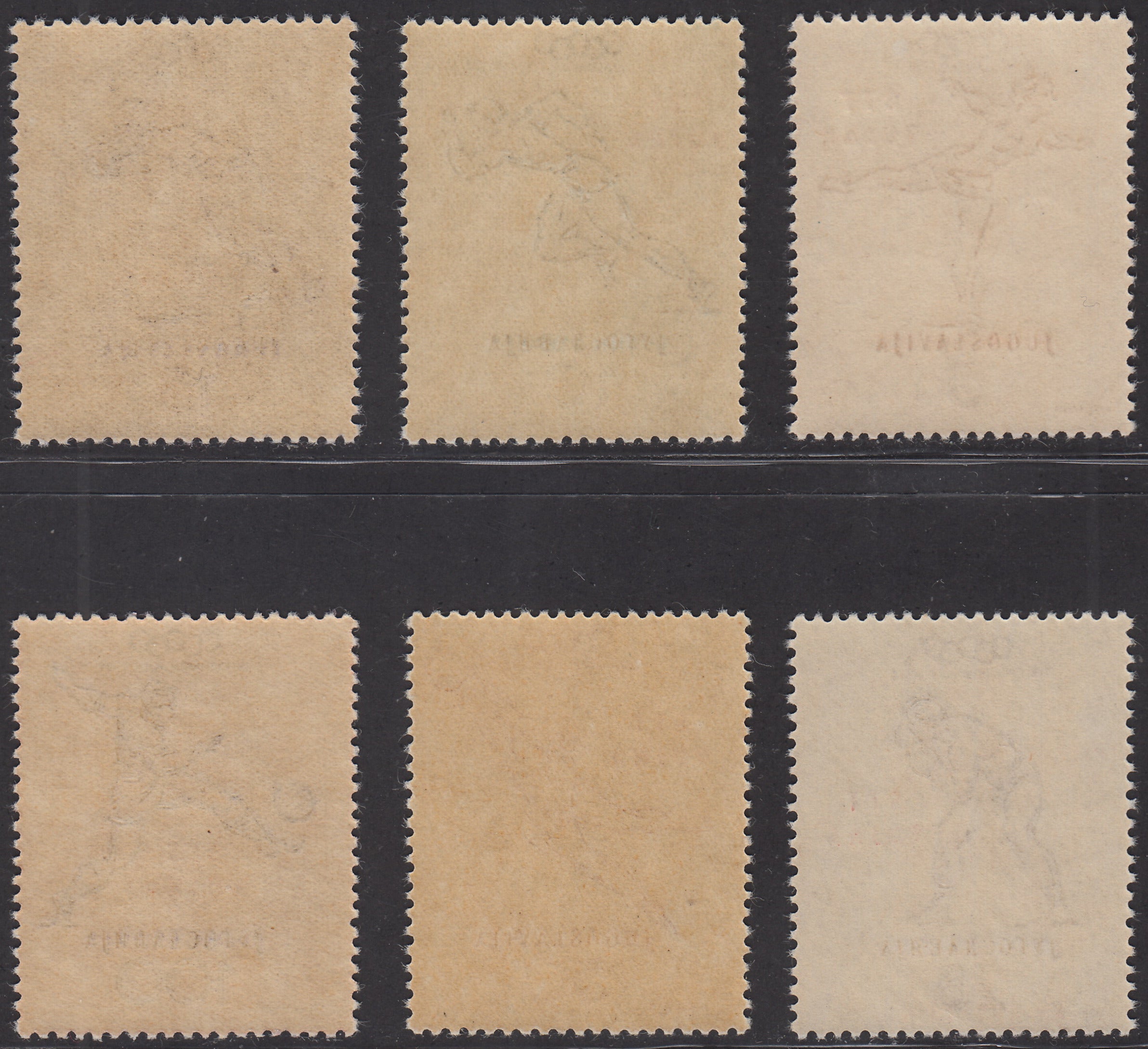 1952 - Olimpiadi di Helsinki, sei valori nuovi integri (56/61)