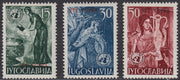 1953 - Nazioni Unite, serie completa di tre valori nuova integra (82/84)