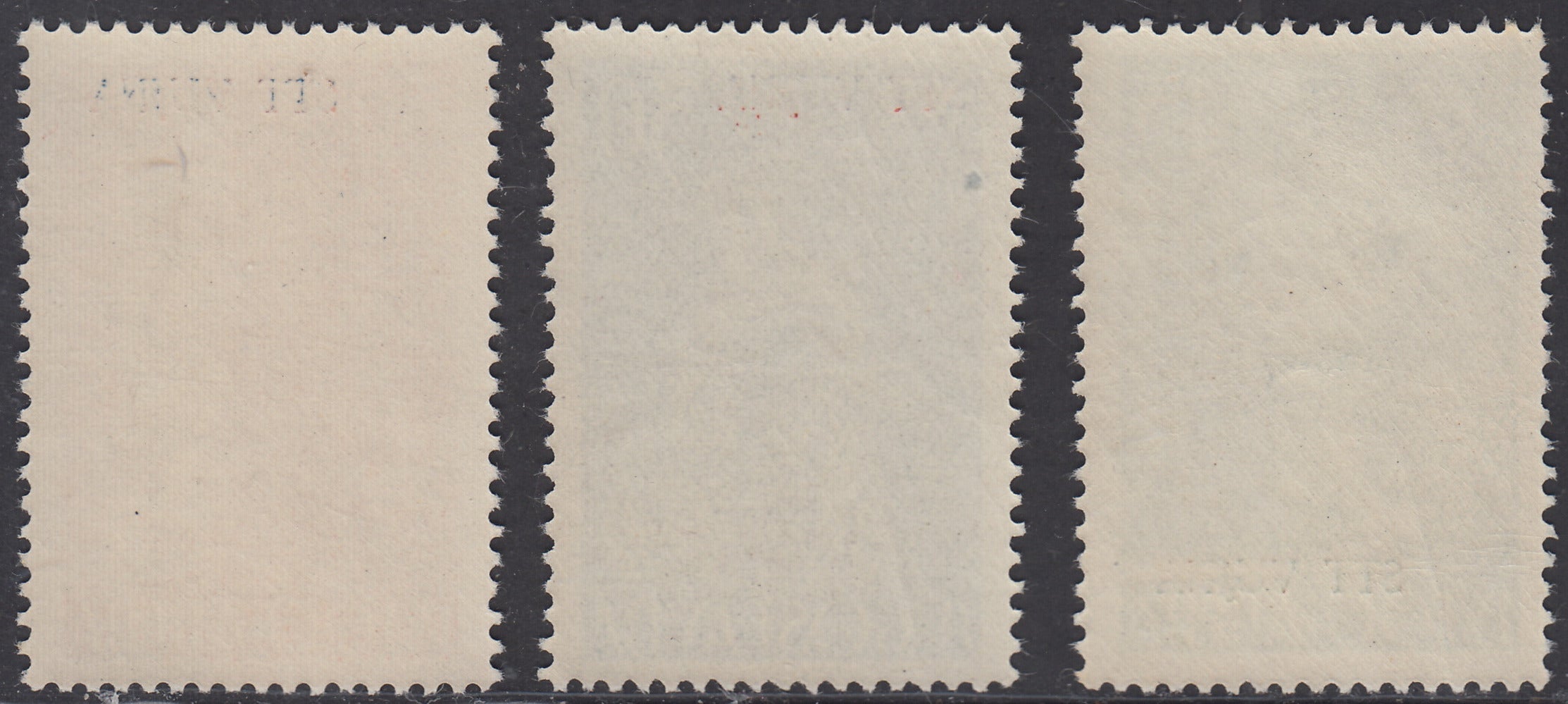 1953 - Nazioni Unite, serie completa di tre valori nuova integra (82/84)