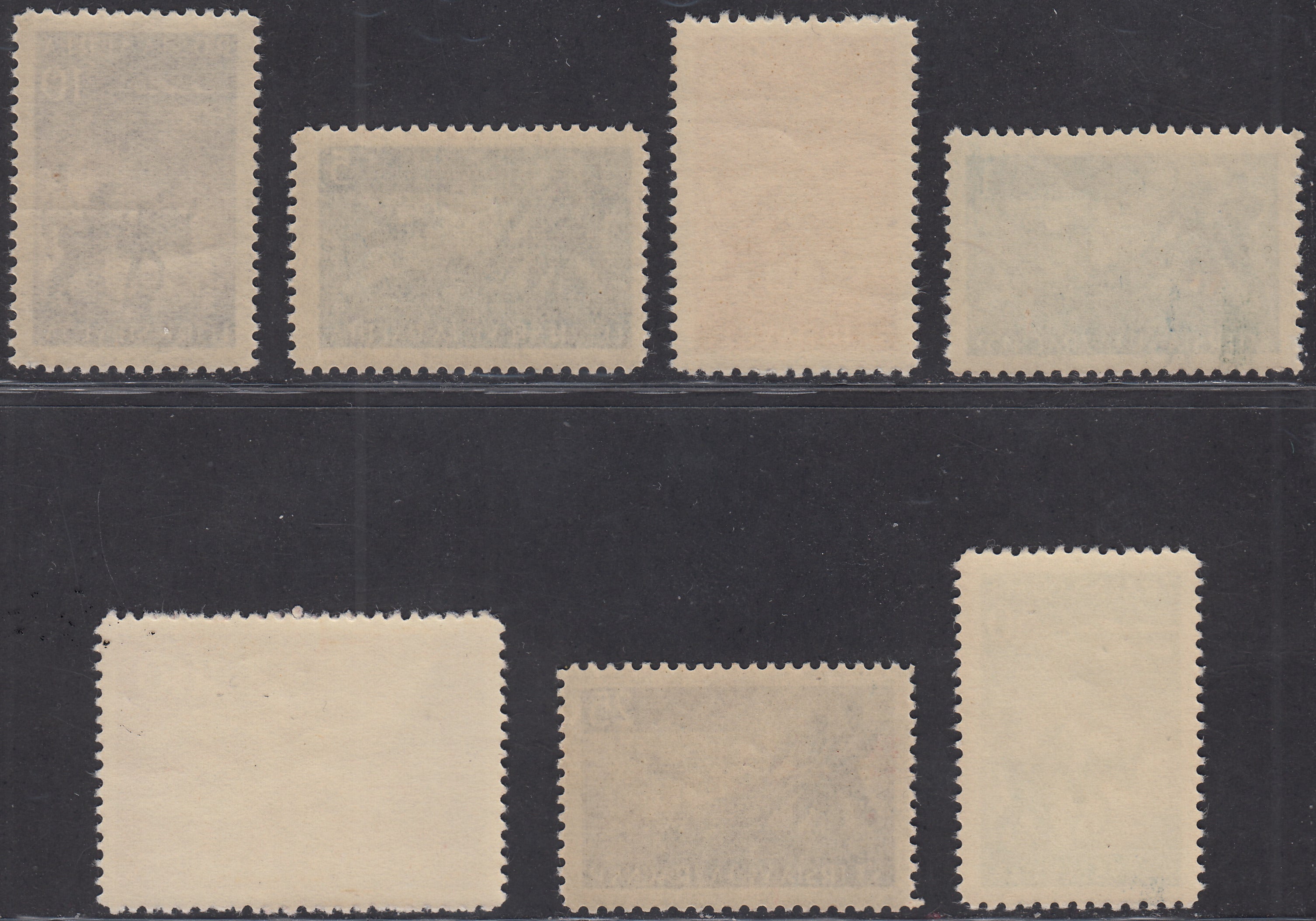 1949 - Posta Aerea, soggetti e formati vari, serie completa di 7 valori nuova integra (3/9)