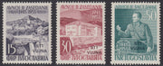 1953 - Decennale del Parlamento di Jaice serie completa di tre valori nuova integra (95/97)